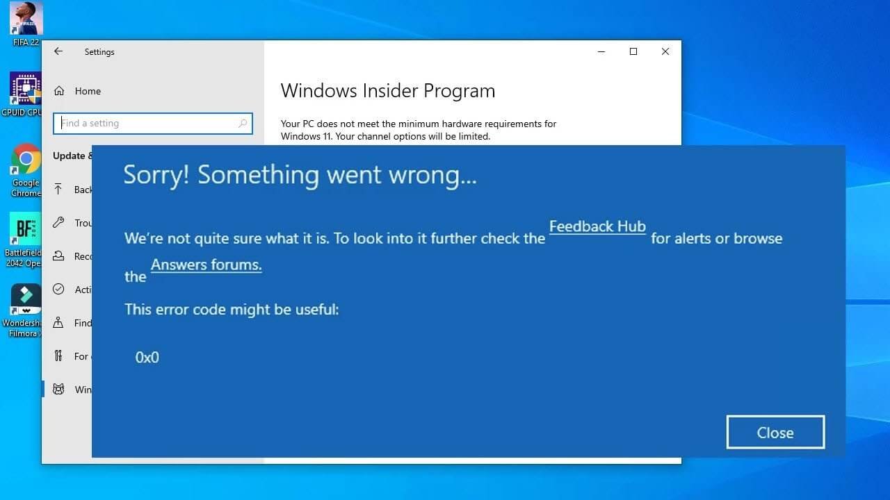 fix windows error