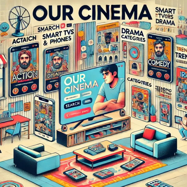 Our Cinema App for Watching Popular Series and Movies with Lightweight Design and Fast Loading Speed